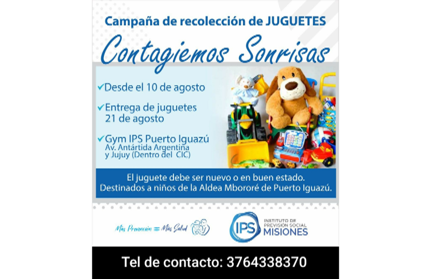  Campaña de recolección de juguetes: Contagiemos Sonrisas 