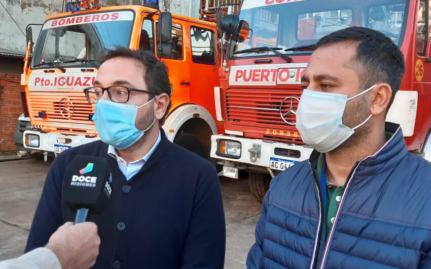  El Cónsul de Italia en Argentina visitó las instalaciones del cuartel de Bomberos de Iguazú