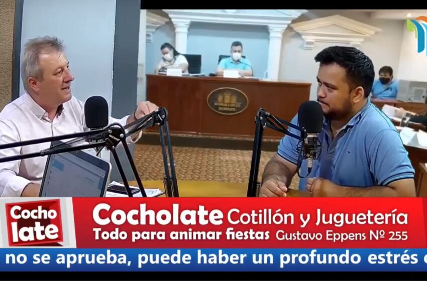  «Si voy a tener la experiencia de 16 años en el Gobierno para que mi ciudad no tenga agua ni luz no la quiero», expresó el Concejal Rodrigo Lugo