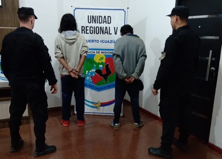  Dos delincuentes atrapados en pleno robo a una vivienda de Puerto Iguazú
