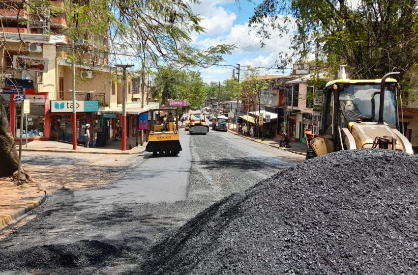  Vialidad repavimentó la Avenida Misiones de Puerto Iguazú