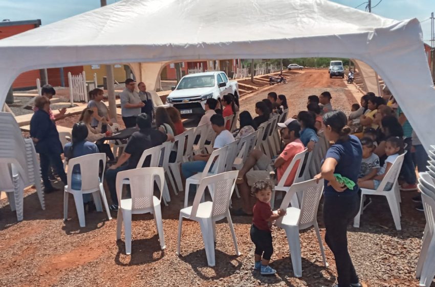  Completaron las visitas guiadas para las familias prontas a recibir las llaves de 150 viviendas en Itaembé Guazú