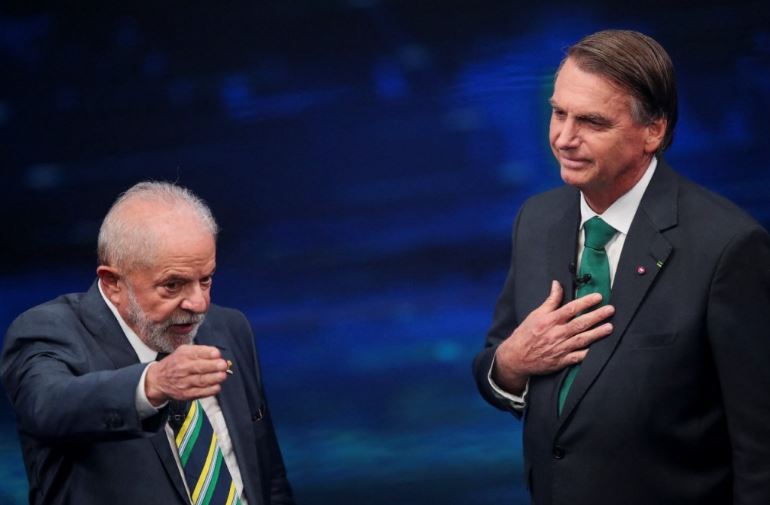  Fuerte cruce entre Lula y Bolsonaro en el primer debate antes del balotaje en Brasil