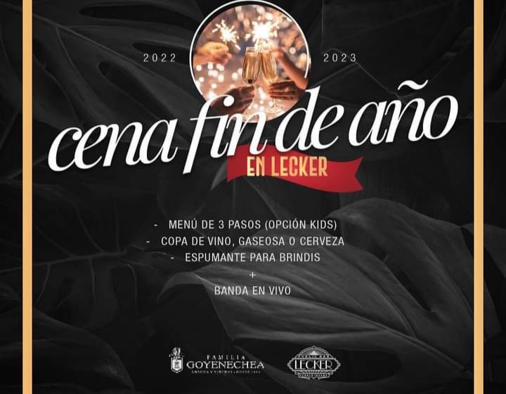  Lecker Public Bar prepara la cena de fin de año para recibir el 2023