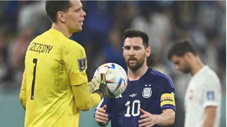  La insólita apuesta entre Messi y el arquero de Polonia en el penal