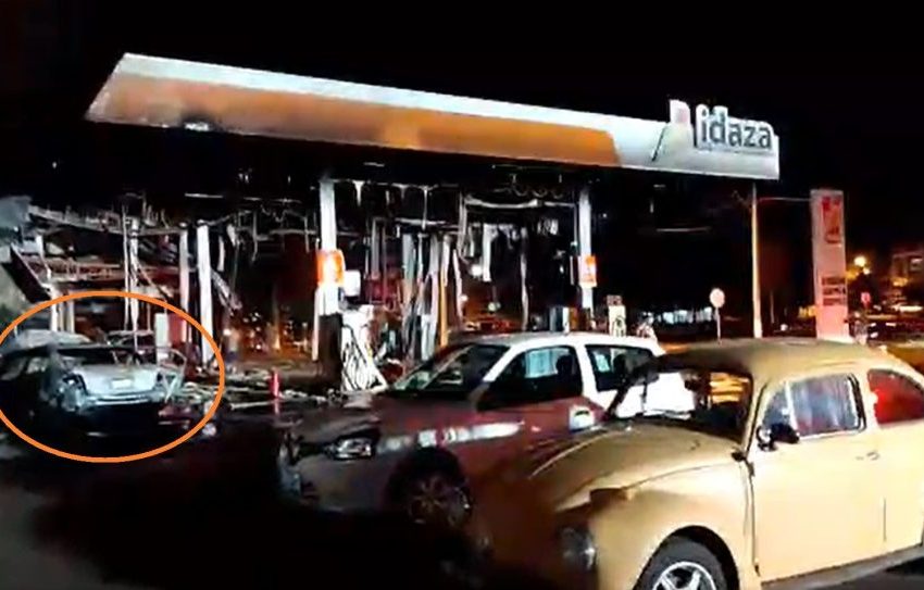 Vehículo paraguayo provocó un incendio en gasolinera en FOZ