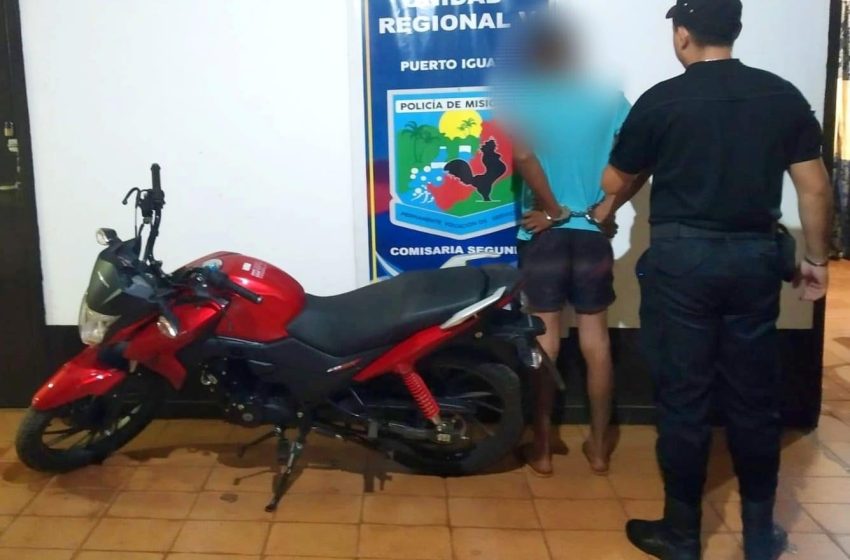  Iguazú: Joven de 16 años fue asaltada por un motochorro, su padre lo atrapo y la policía lo detuvo