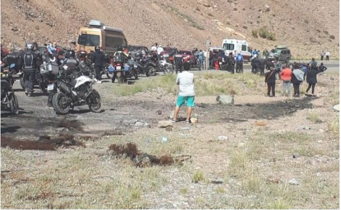  Mendoza: dos muertos por choque frontal entre un camión y una moto