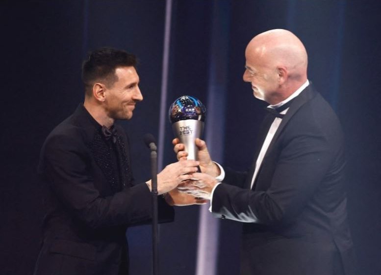  Lionel Messi se quedó con el premio The Best al mejor futbolista del mundo
