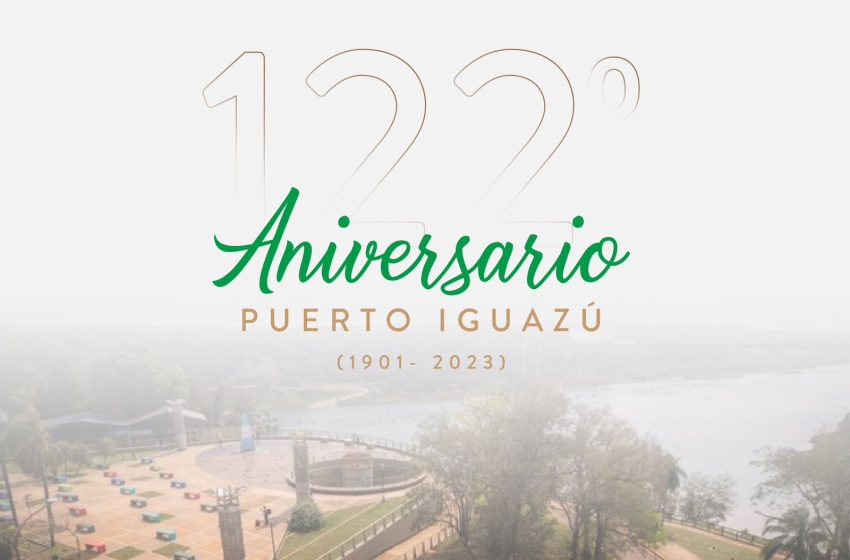  Celebrarán el 122° aniversario de Puerto Iguazú con diversas actividades
