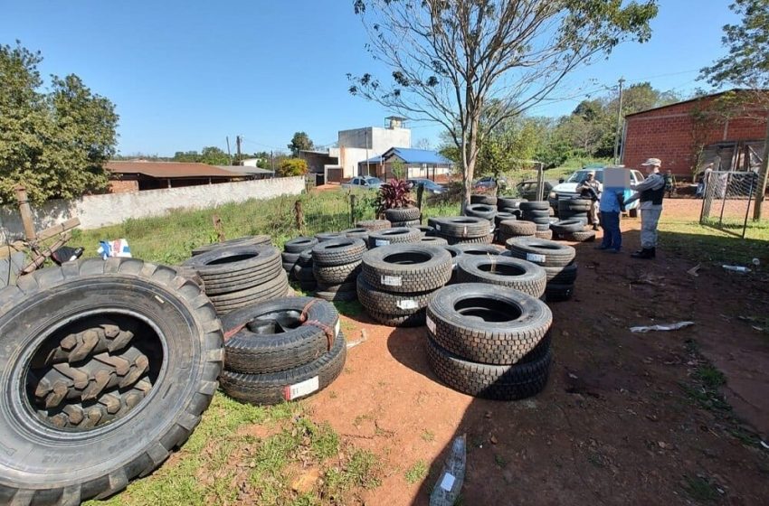  Frustran contrabando de neumáticos por 14 millones y medio de pesos