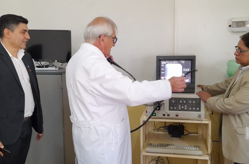  La Torre de Endoscopia donada por el Rotary al Hospital de Iguazú en el 2022, ahora funciona en Chaco