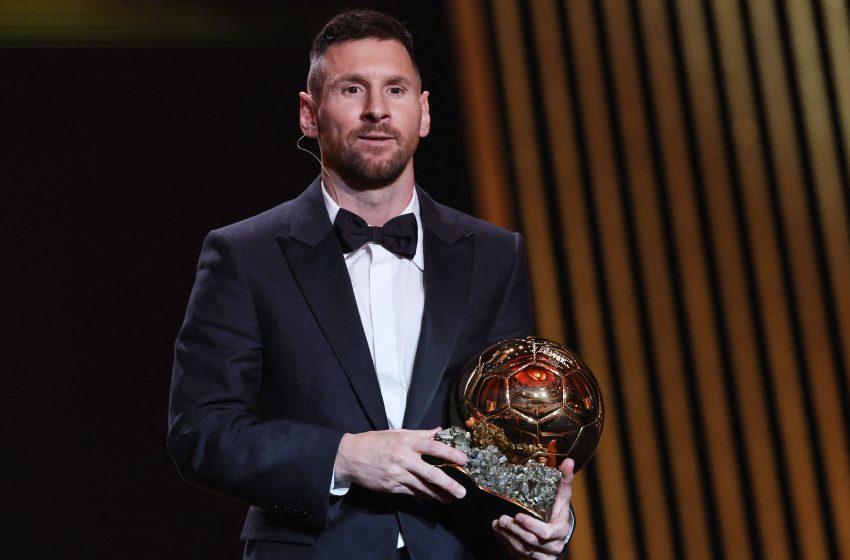  Lionel Messi ganó el octavo balón de oro de su carrera