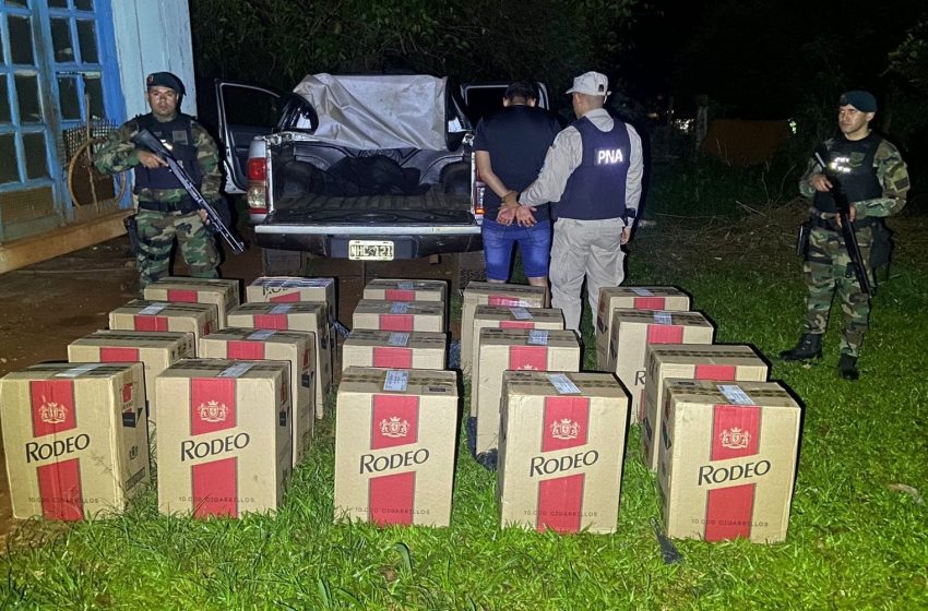  Prefectura Naval secuestra 10.000 atados de cigarrillos ilegales en Puerto Iguazú
