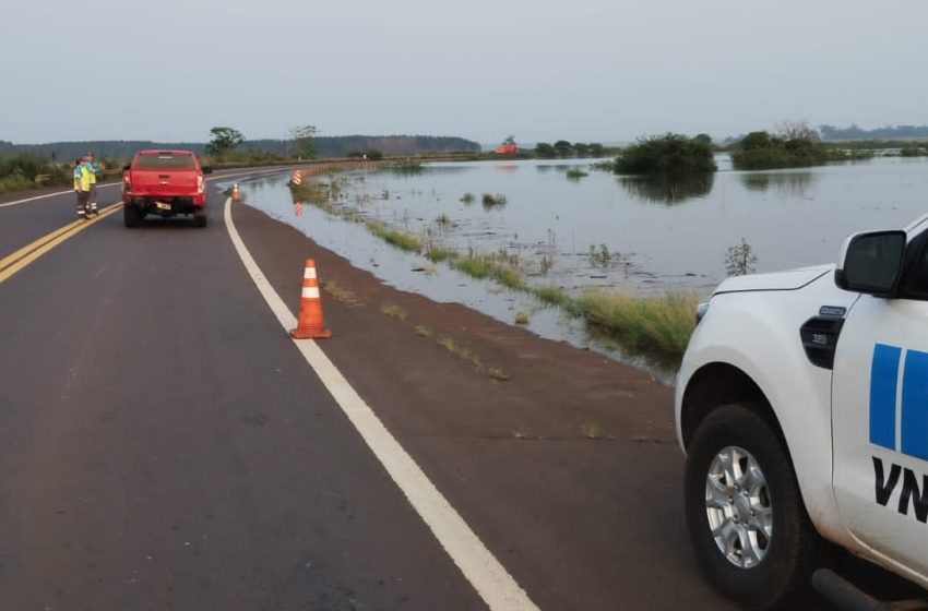  La Ruta Nacional 14 a la altura de Corrientes continúa cerrada por las inundaciones