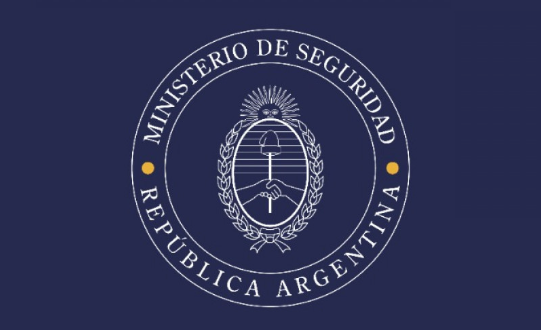  Comunicado oficial del Ministerio de Seguridad de la Nación