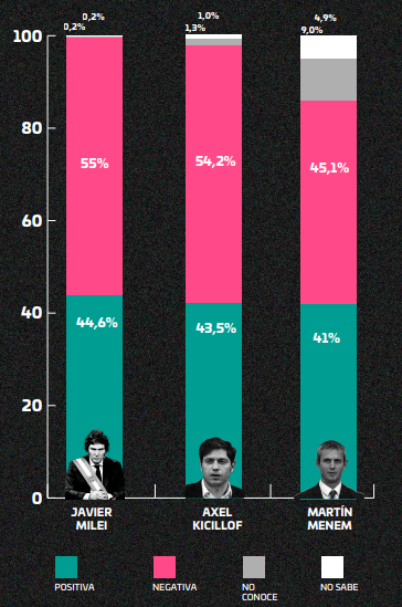  Nivel de Imagen de los Políticos Argentinos