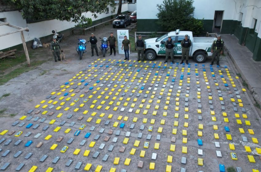  Operativo «600 de coca»: Gendarmería Nacional incautó un mega cargamento de panes de cocaína