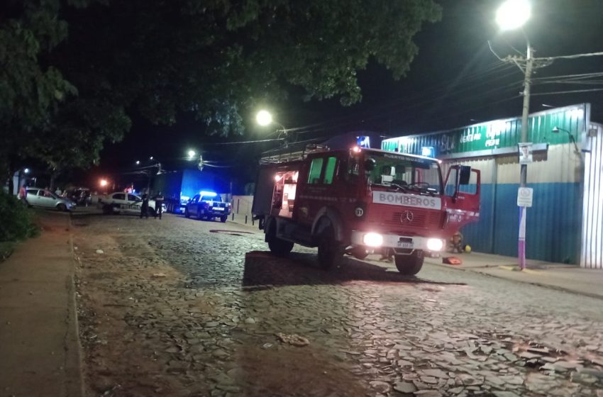  Pto. Iguazú: Intervención de Bomberos ante reportes de humo en un local en Zona Industrial