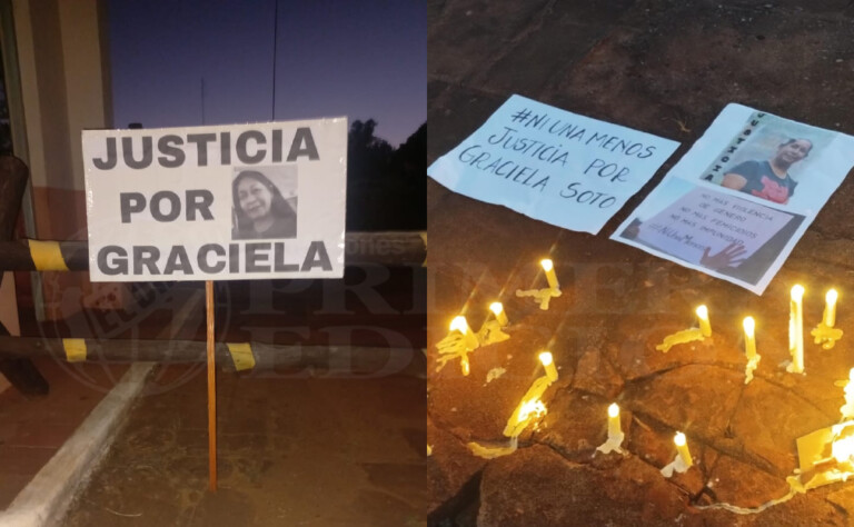  Masiva marcha para pedir que se esclarezca el femicidio de Graciela Soto en San Ignacio