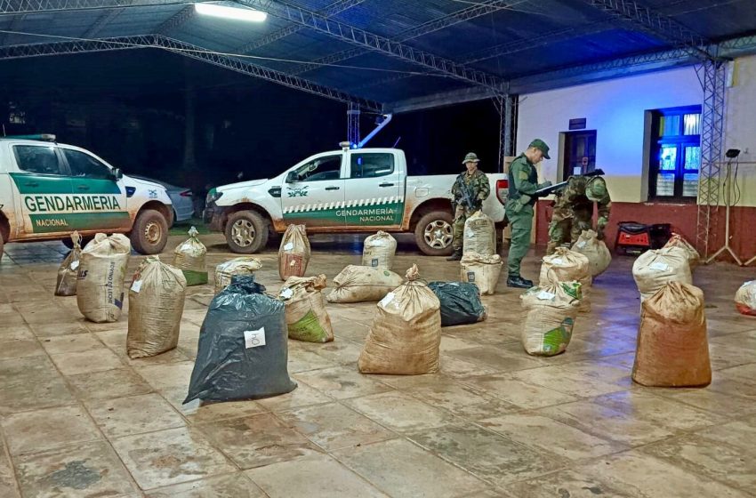  Pescando cogollos: Gendarmería Nacional incautó mas de 400 kilos de marihuana en el Paraná