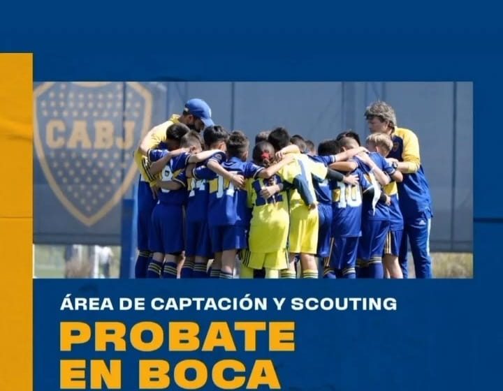  Cupo completo para la prueba de jugadores que llevará a cabo Boca Juniors en Wanda