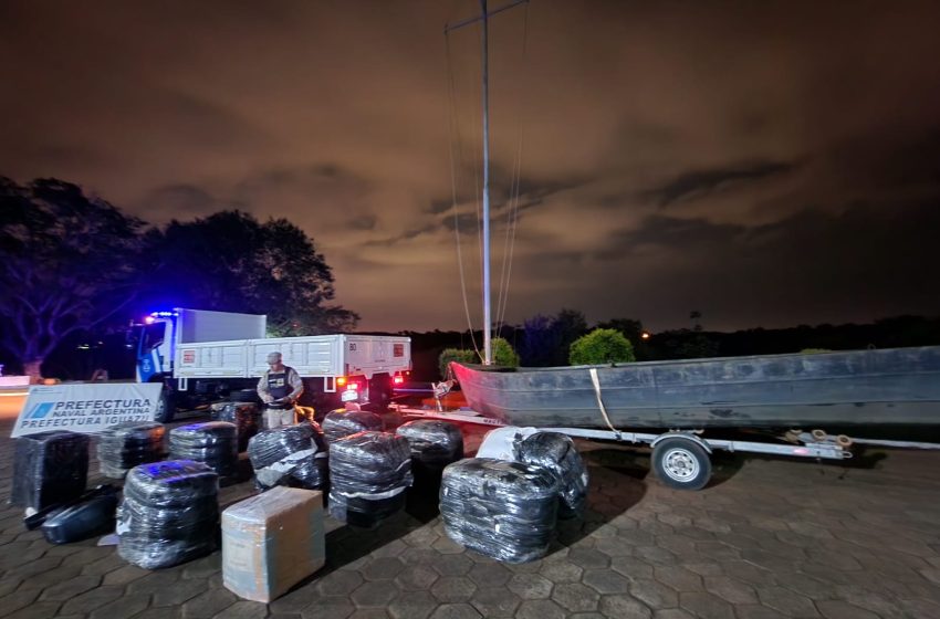 Puerto Iguazú: Prefectura secuestró mercadería de contrabando