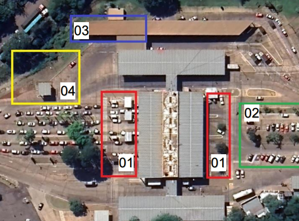  Iguazú: Trabajan en un proyecto de refuncionalización de las casillas del Centro de Frontera para presentarle al Ministro Francos
