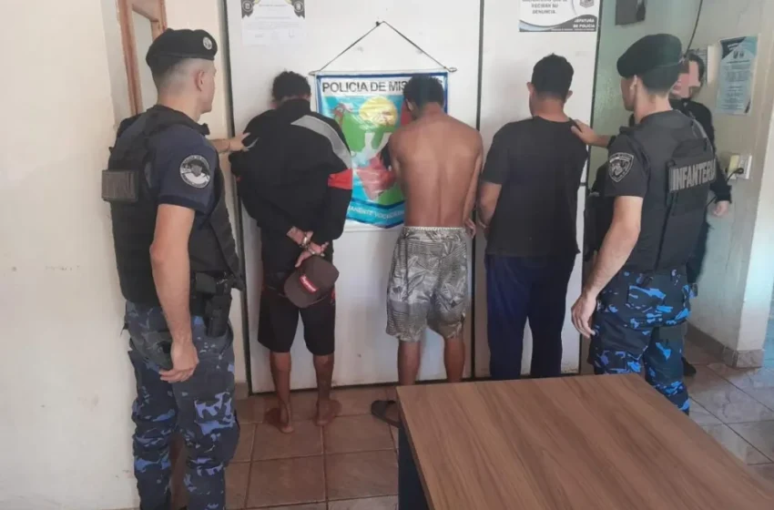  Tres brasileños con cargos criminales fueron detenidos en Irigoyen