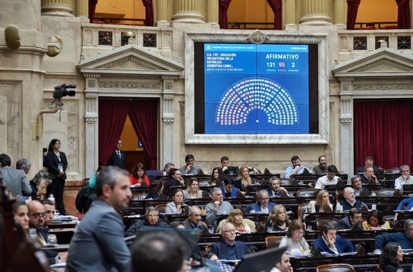  Diputados aprobó y giró al Senado el proyecto que declara la esencialidad educativa