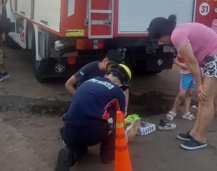  Un niño fue atropellado por una motocicleta en Iguazú