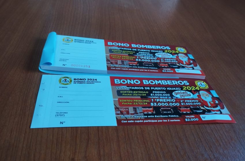  Bono Colaboración de Bomberos Voluntarios: Este sábado 23 se sortea el premio estímulo de $1.000.000