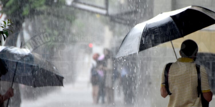  Jueves con lluvias y tormentas en Misiones: desde qué hora