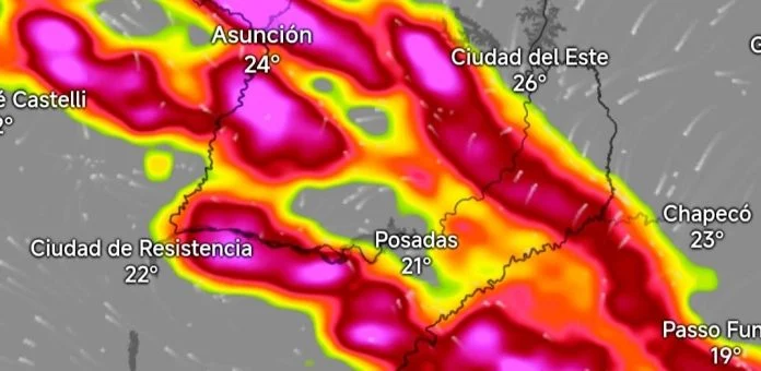  Misiones en alerta por probabilidad de lluvias intensas y tormentas severas: cuáles serán las zonas más afectadas y desde cuándo