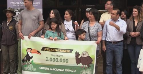  Las Cataratas del Iguazú recibirán este martes a su visitante número un millón en lo que va del año