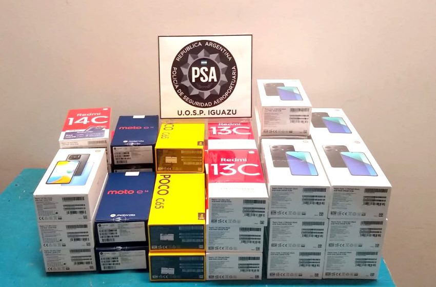  La PSA incautó mercadería electrónica de contrabando en Iguazú