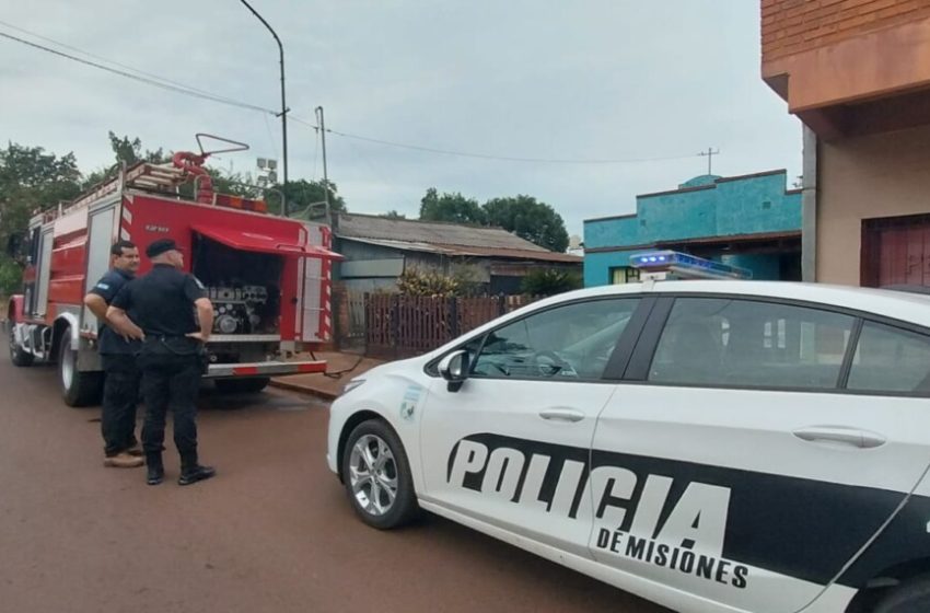  Quemó basura detrás de su casa y el fuego terminó destruyendo su galpón