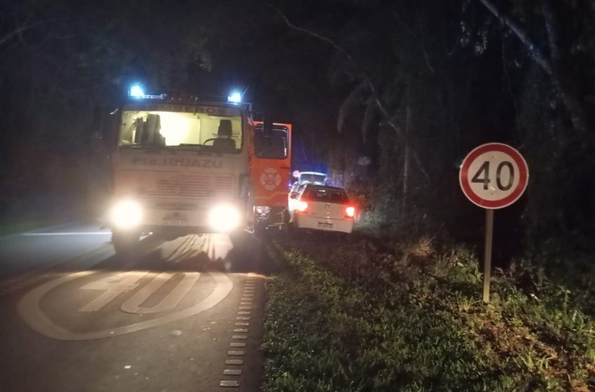  Siniestro vial en Ruta 101 moviliza a Bomberos Voluntarios de Iguazú