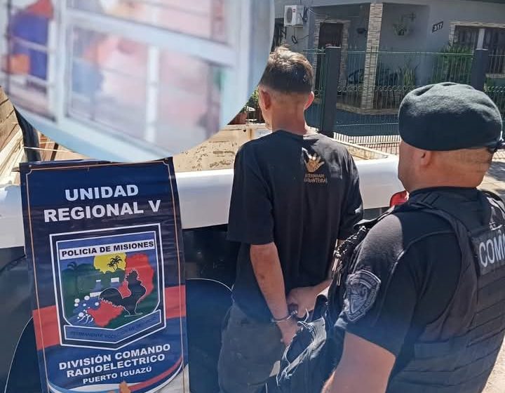  Arrestaron a un joven involucrado en un hecho de robo a una escuela