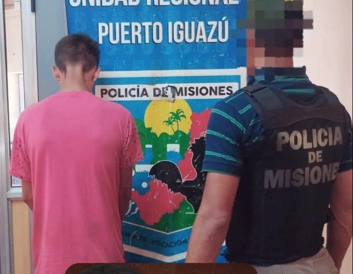  Agentes atraparon a un ladrón que había robado elementos de un vehículo estacionado