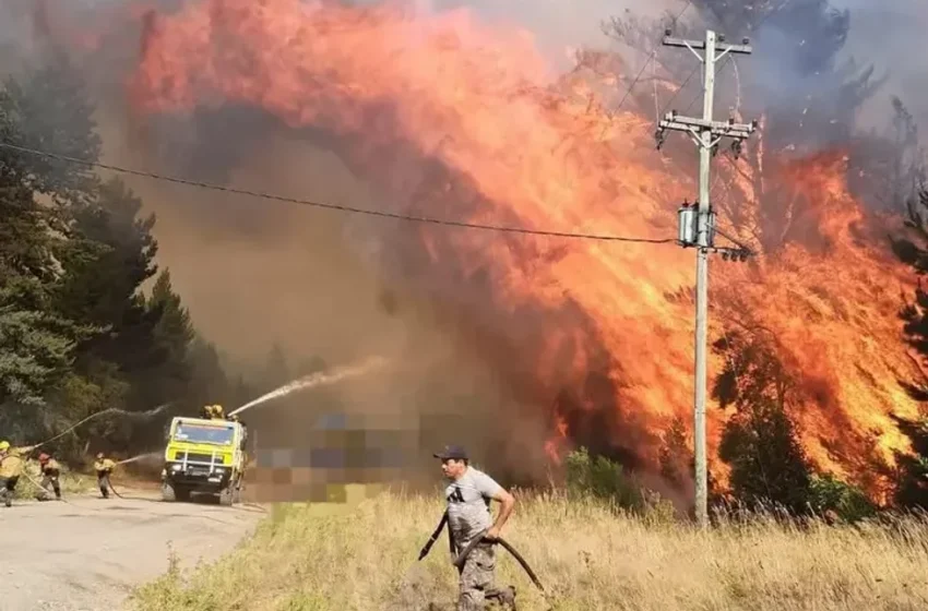  «La situación es desgarradora”, dijo el presidente del comité de Bomberos de El Bolsón