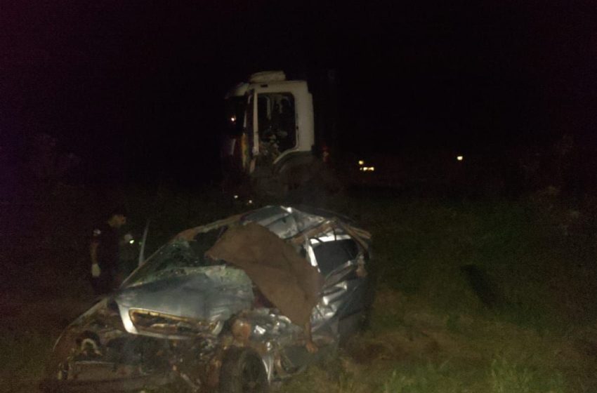 Puerto Esperanza: Choque entre un auto y un camión dejó un fallecido