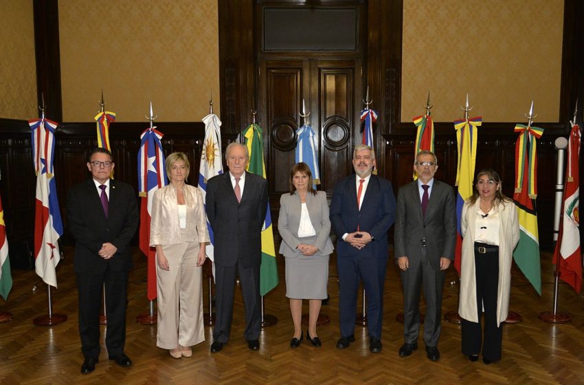  Bullrich participó de la LIII reunión de Ministros del interior y seguridad del Mercosur
