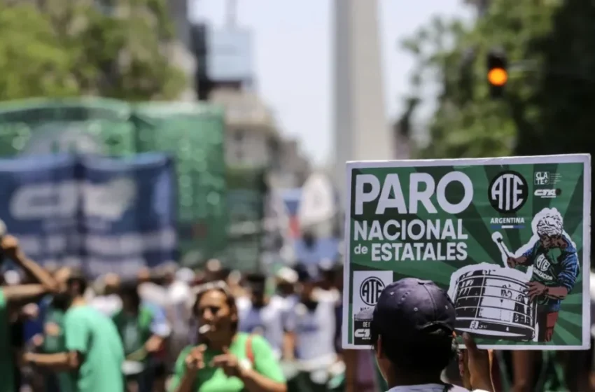 ATE anunció un paro nacional para el 22 de mayo 6 ATE anunció un paro nacional para el 22 de mayo