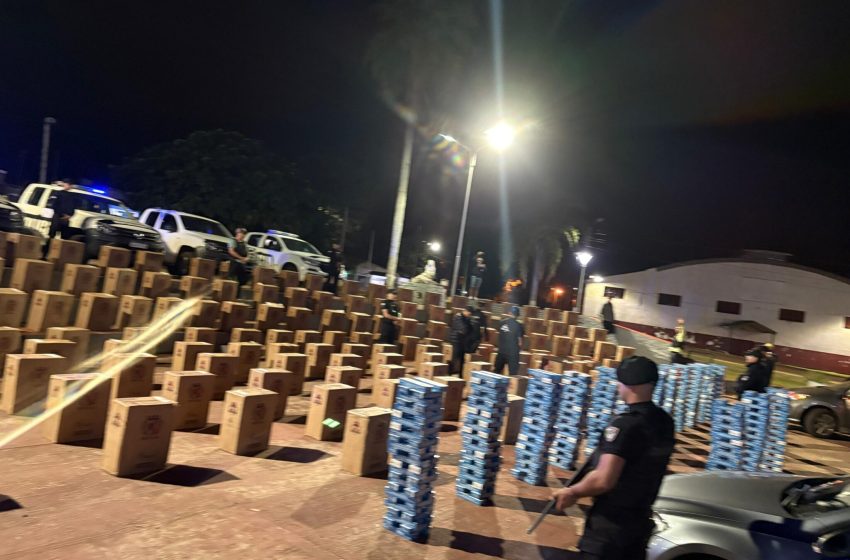  Pozo Azul: Secuestraron cigarrillos ilegales por 400 millones de pesos