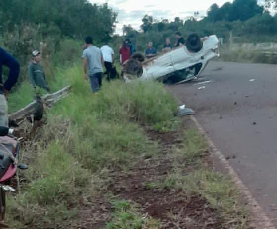  Siniestro vial en la Ruta Provincial Nº 2: una joven resultó herida tras despistar y volcar con su vehículo