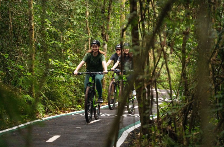  El Parque Nacional do Iguaçu inaugura la Ciclovía de las Cataratas y lanza servicio de alquiler de bicicletas