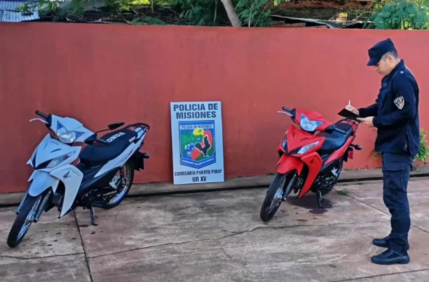  La Policía de Misiones desmanteló una red dedicada al robo de motos