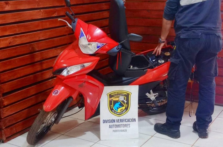  Secuestran otra motocicleta robada durante verificación policial: ya son tres casos en pocas semanas