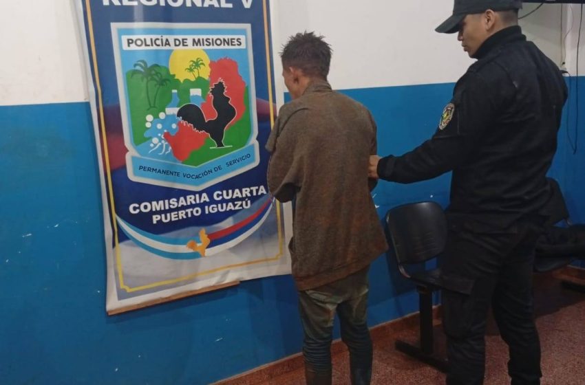  Iguazú: detienen a un hombre con antecedentes tras ser sorprendido dentro de un auto que intentaba robar